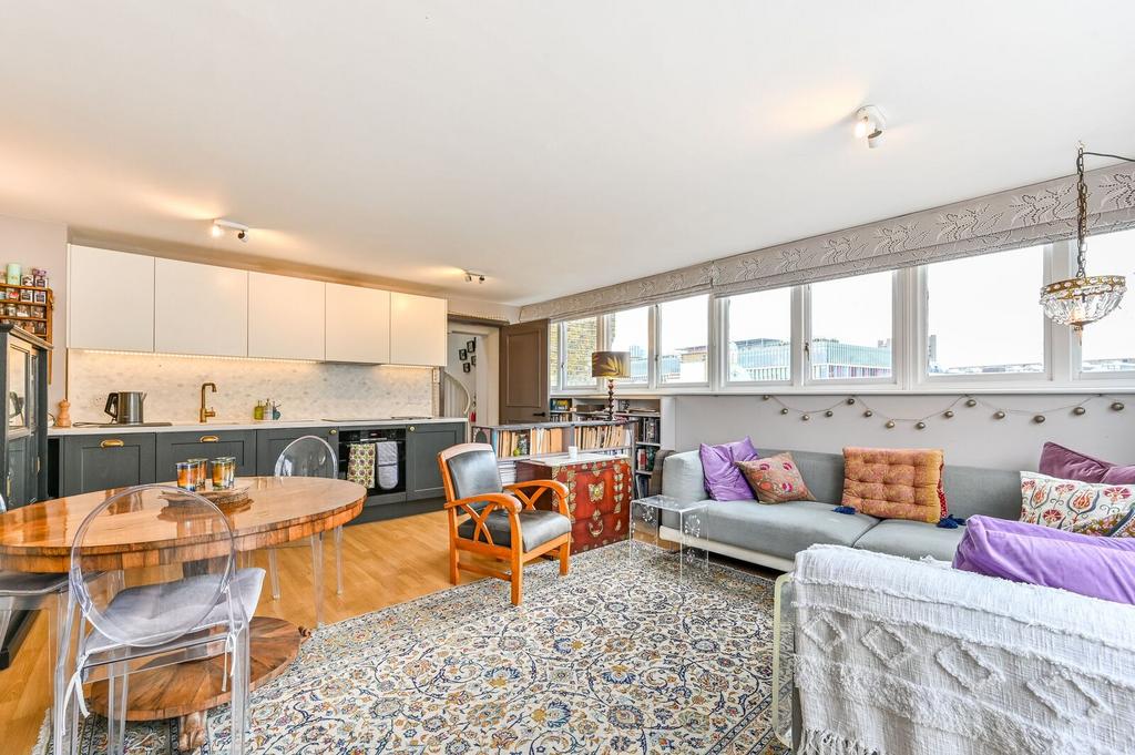 Open-plan living area, open plan living