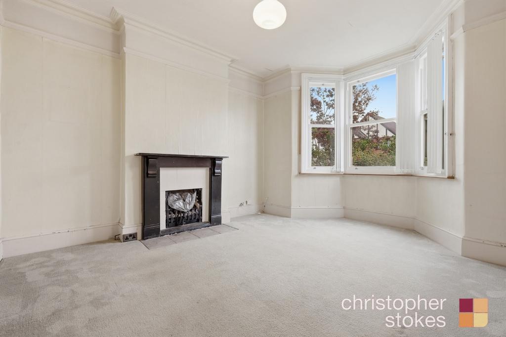 Living room, fireplace