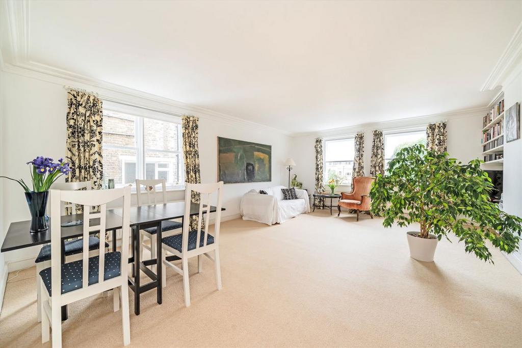 Open-plan living area, open plan living