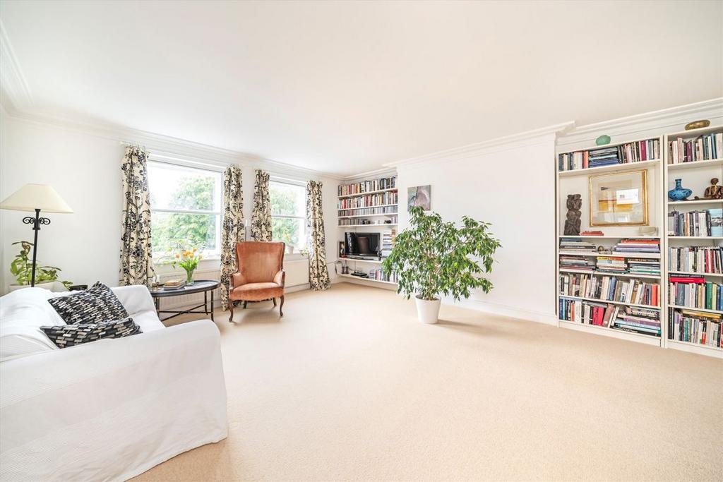 Living room, fireplace