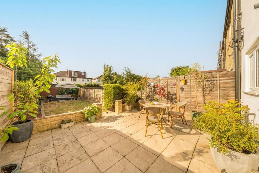 Patio view, garden