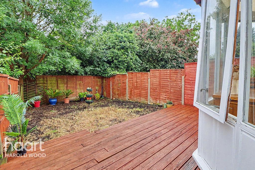Decking area, garden
