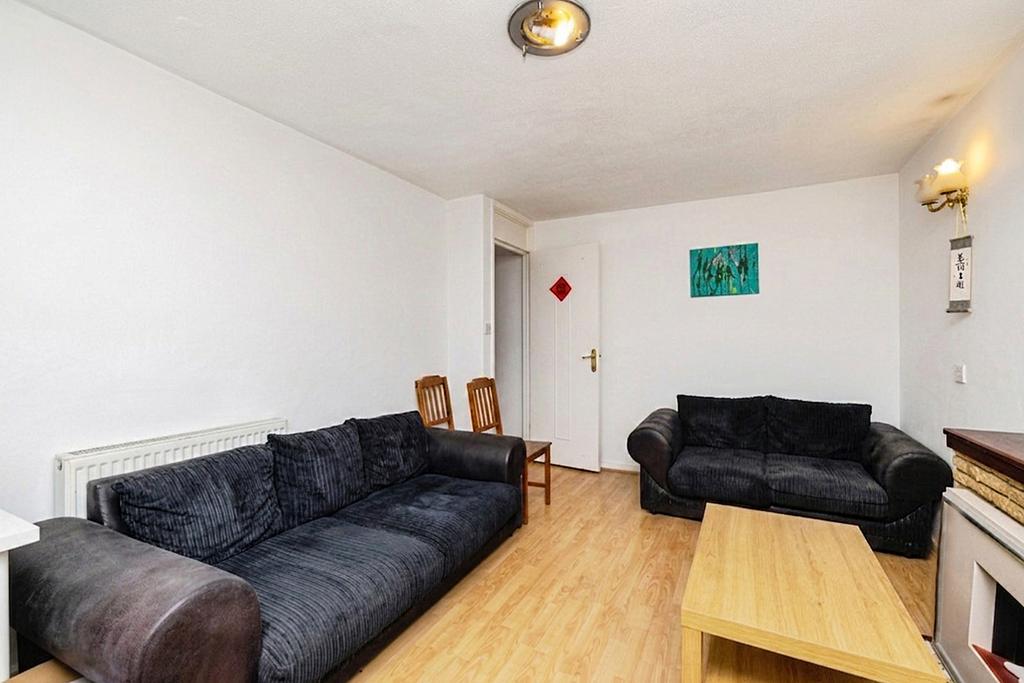 Living room, fireplace