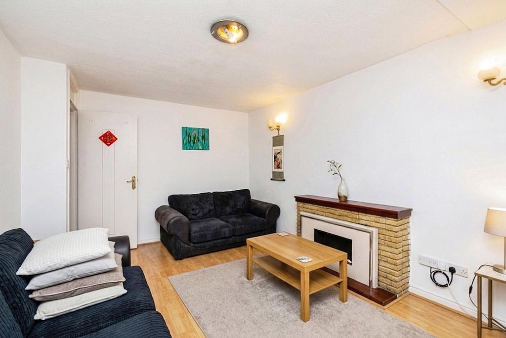 Living room, fireplace