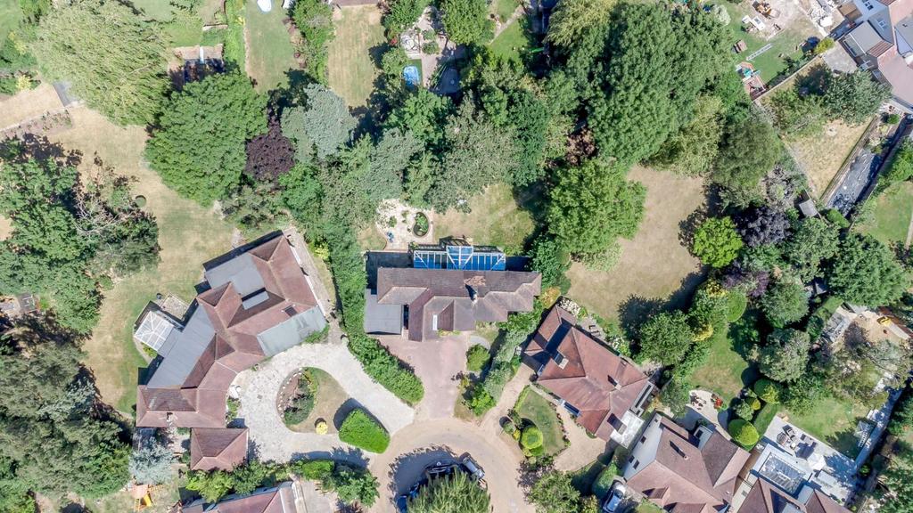 Aerial view, land