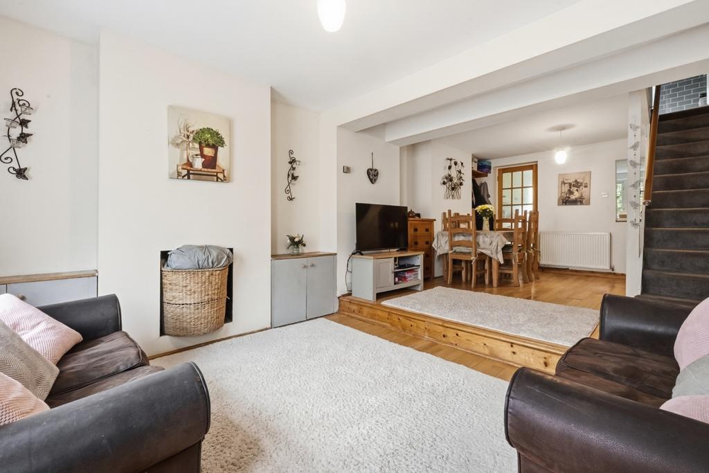 Open-plan living area, open plan living