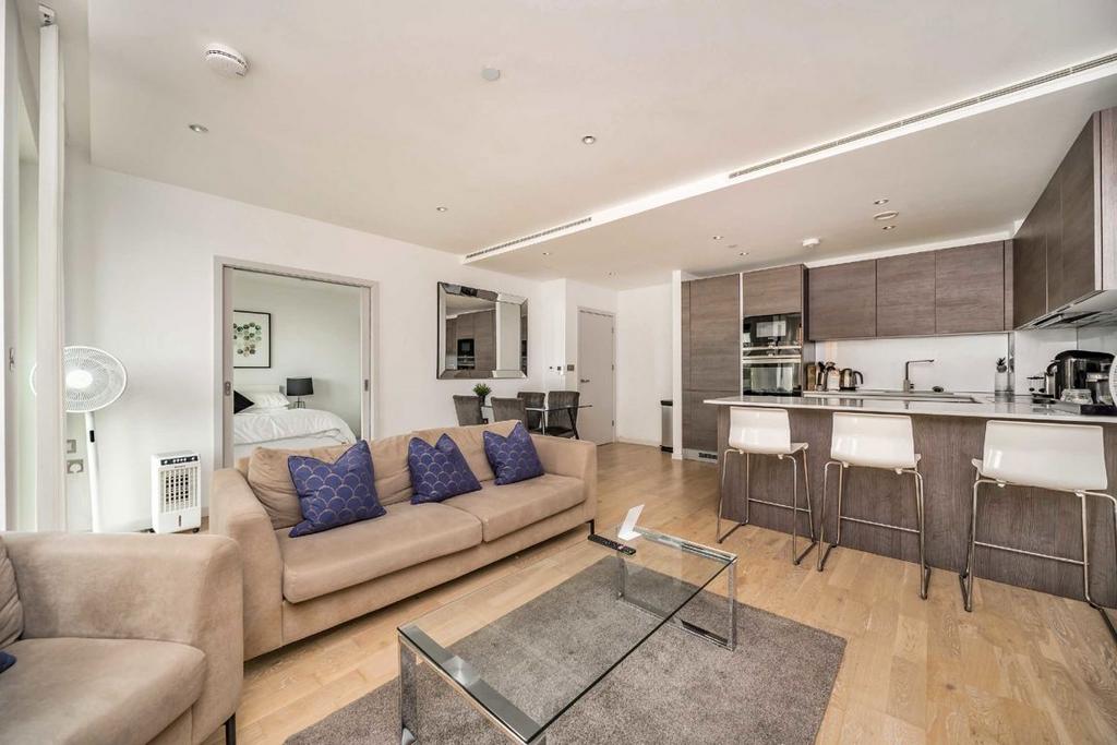 Open-plan living area, open plan living