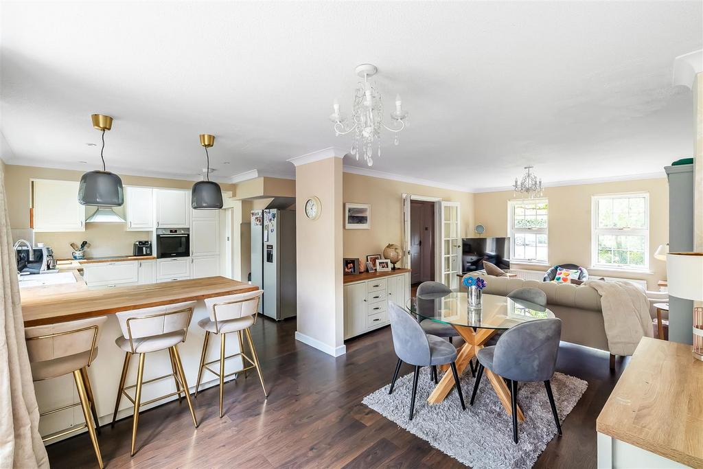 Open-plan living area, open plan living