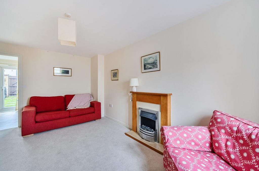 Living room, fireplace