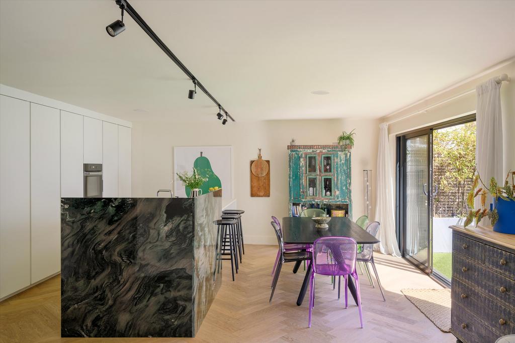 Open-plan living area, open plan living