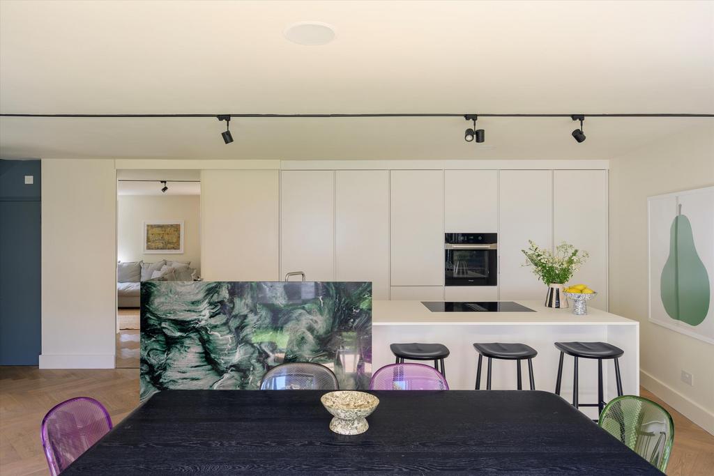 Open-plan living area, open plan living