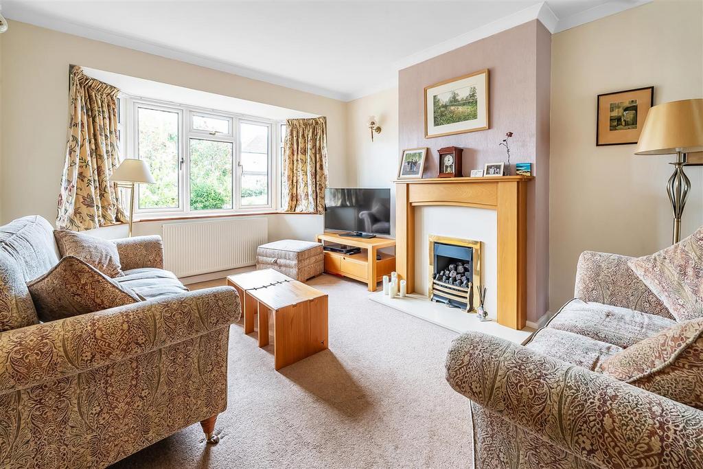 Living room, fireplace