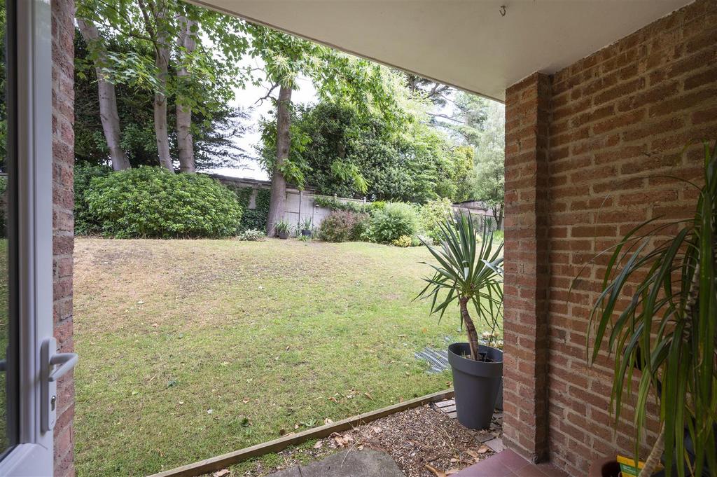 Patio view, garden