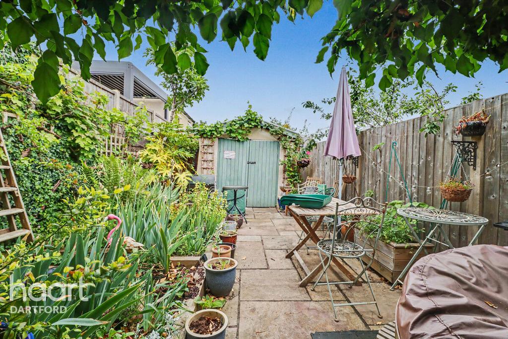 Patio view, garden