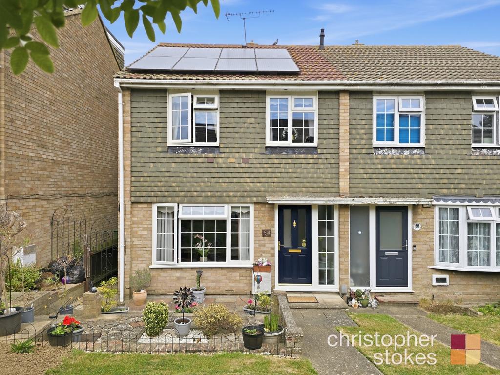 Detached house exterior, garden
