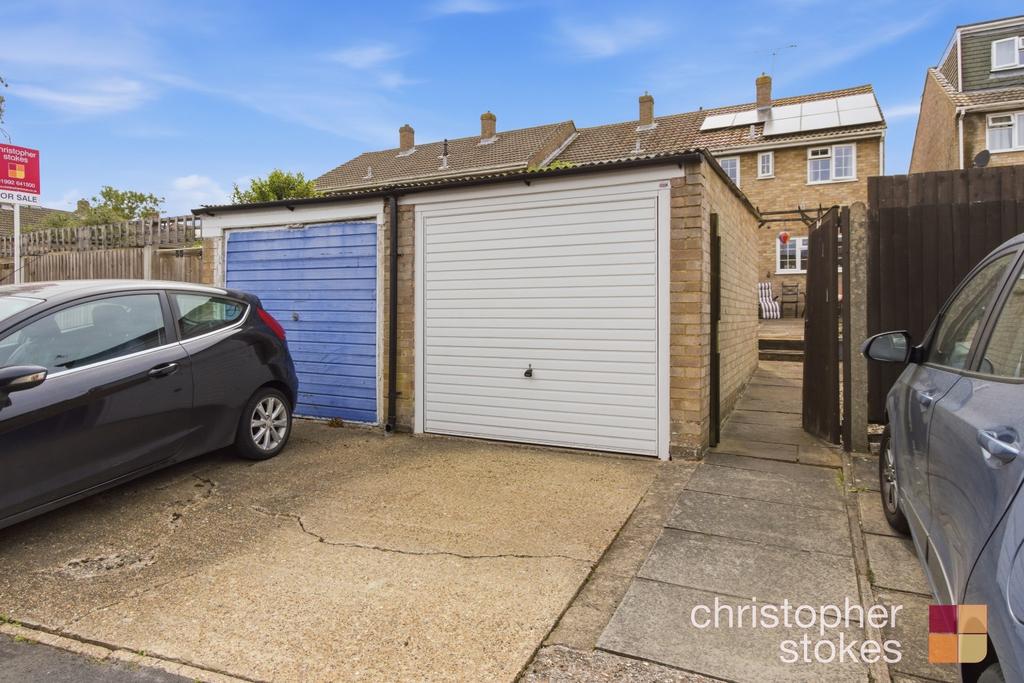 Driveway view, driveway, garage