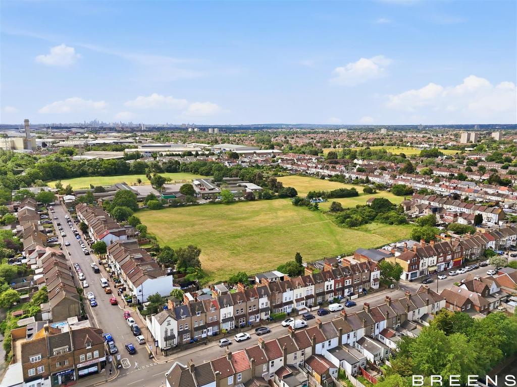 Aerial view, land
