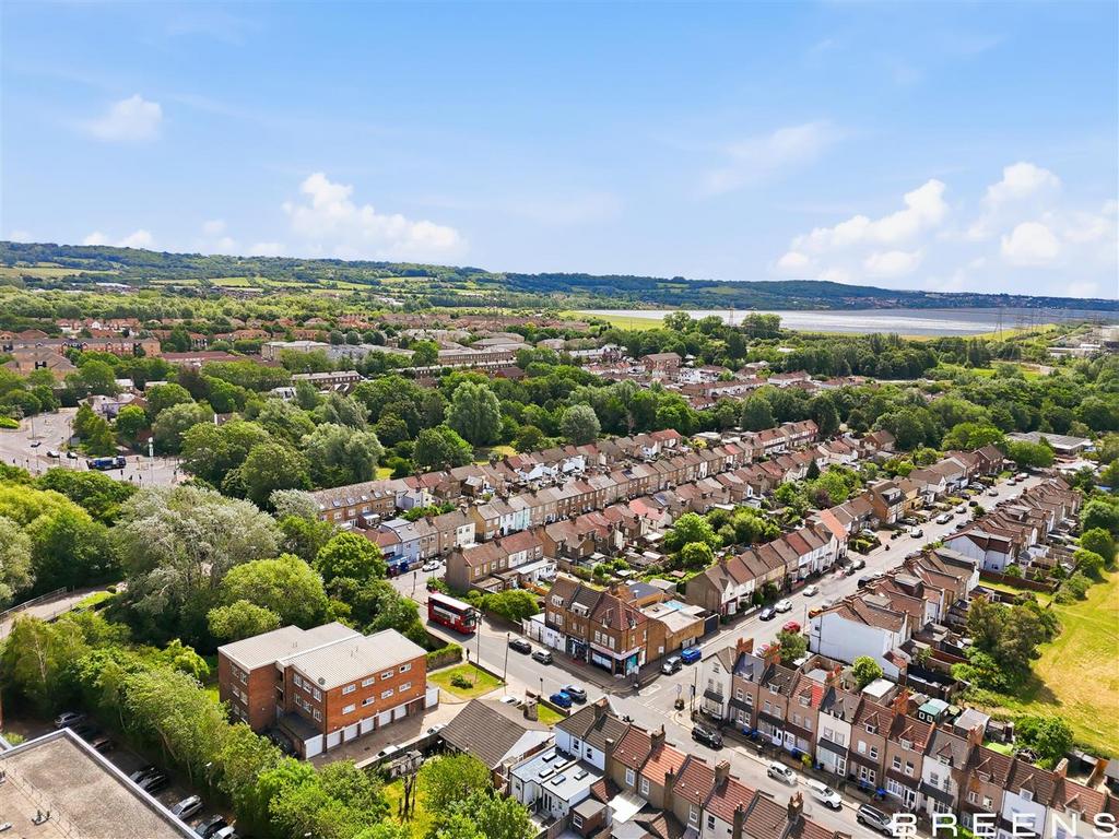 Aerial view, land