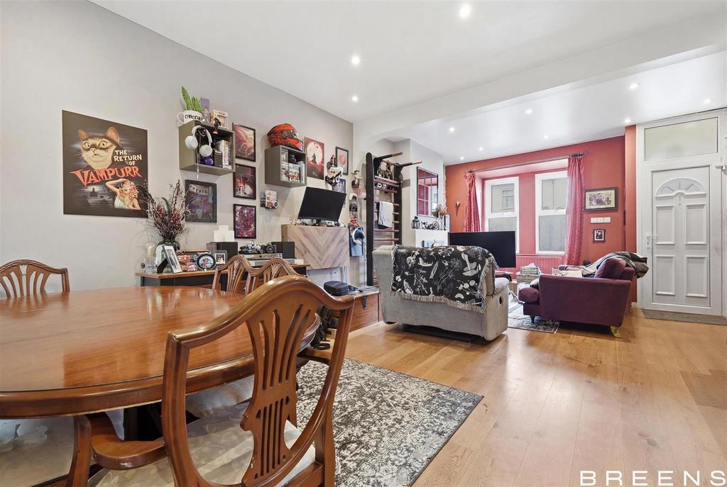 Open-plan living area, open plan living