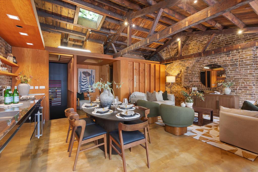 Open-plan living area, open plan living