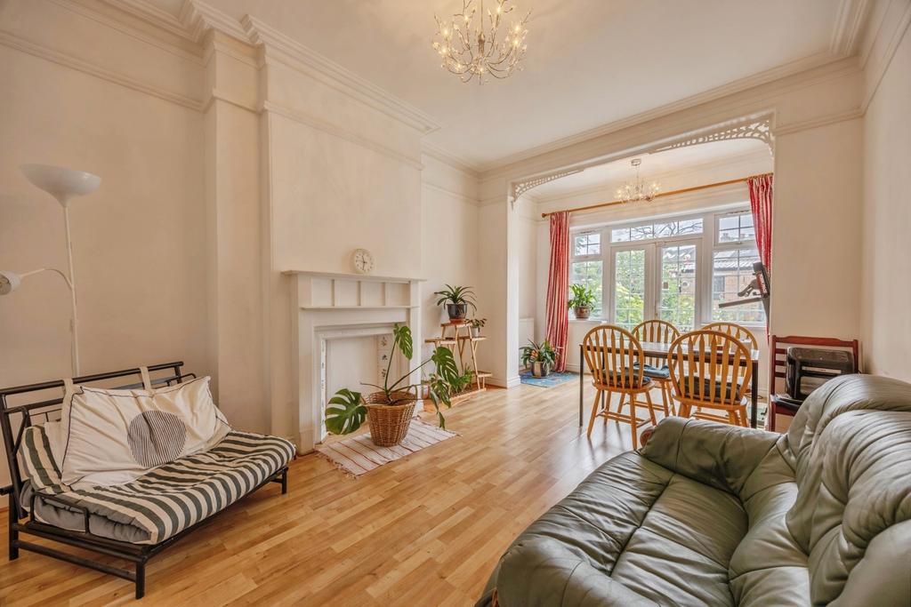 Living room, fireplace