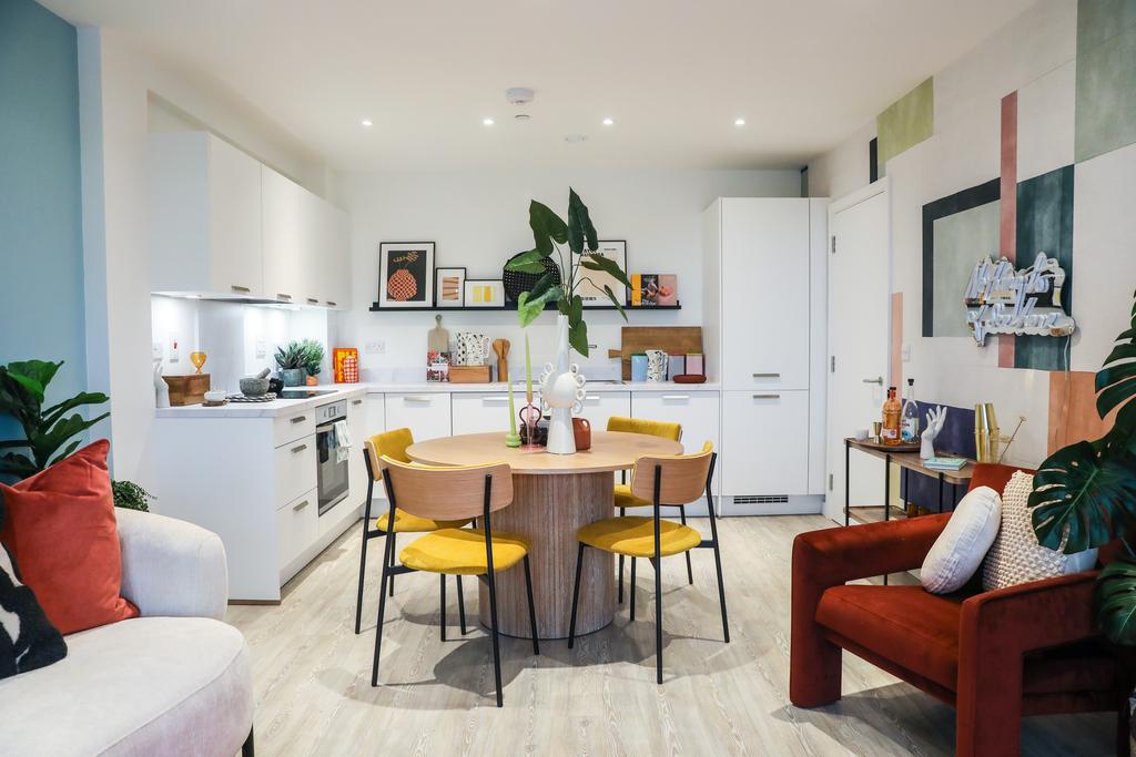 Open-plan living area