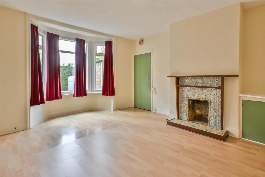 Living room, fireplace