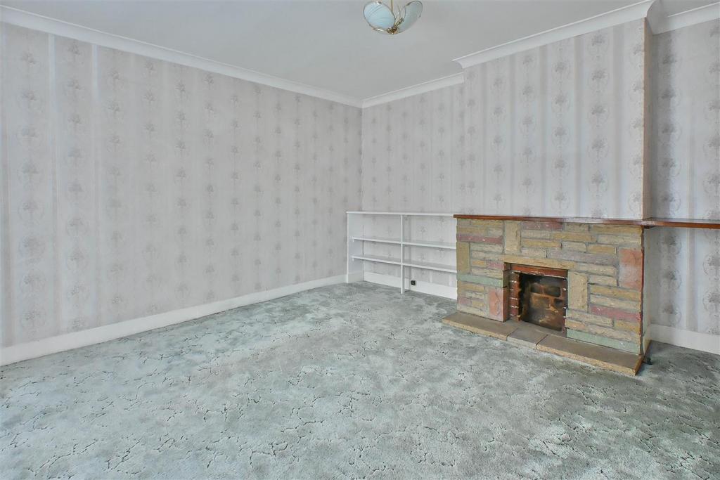 Living room, fireplace