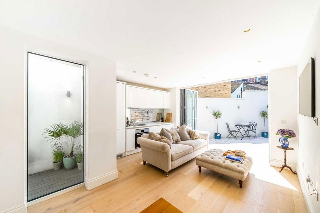 Open-plan living area, open plan living