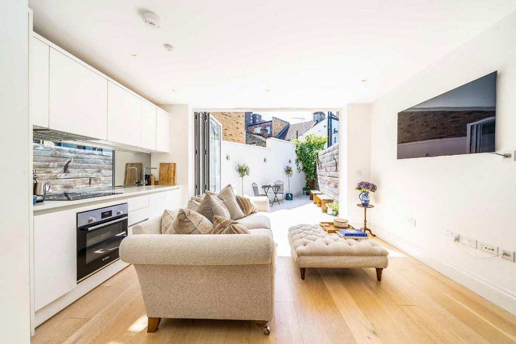 Open-plan living area, open plan living
