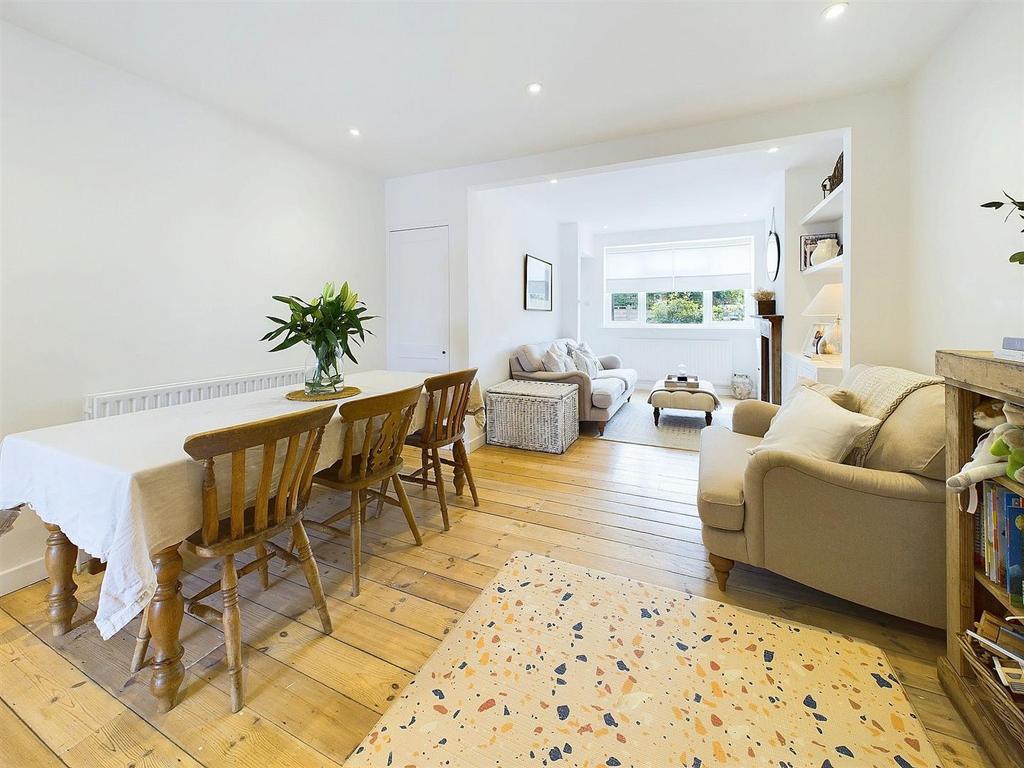 Open-plan living area, open plan living