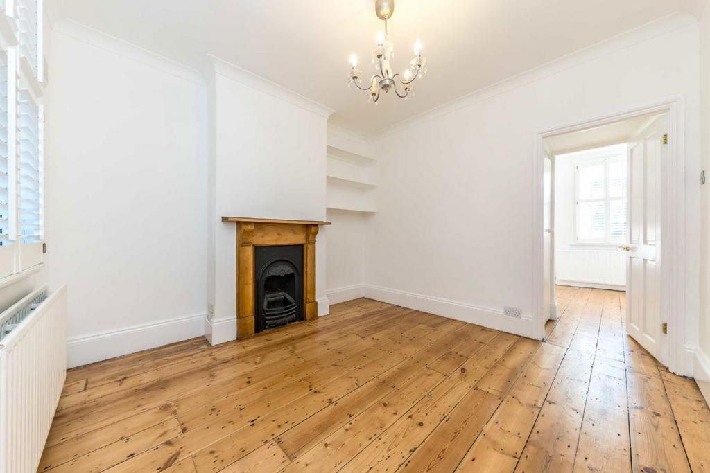 Living room, fireplace