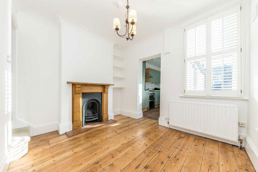 Living room, fireplace