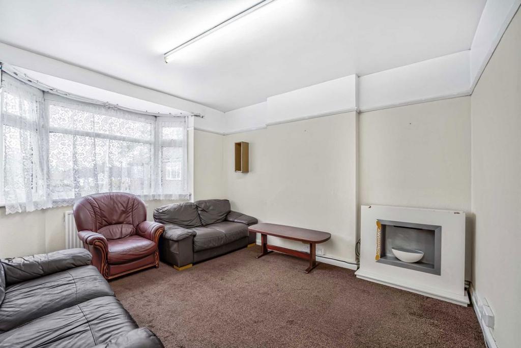 Living room, fireplace