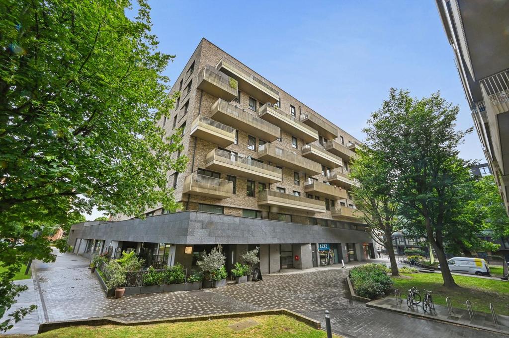 Apartment building facade, block of apartments