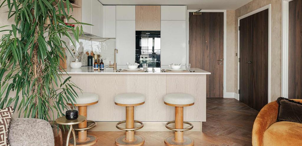 Open-plan living area, open plan living