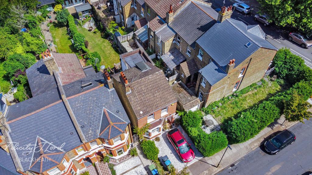 Aerial view, land