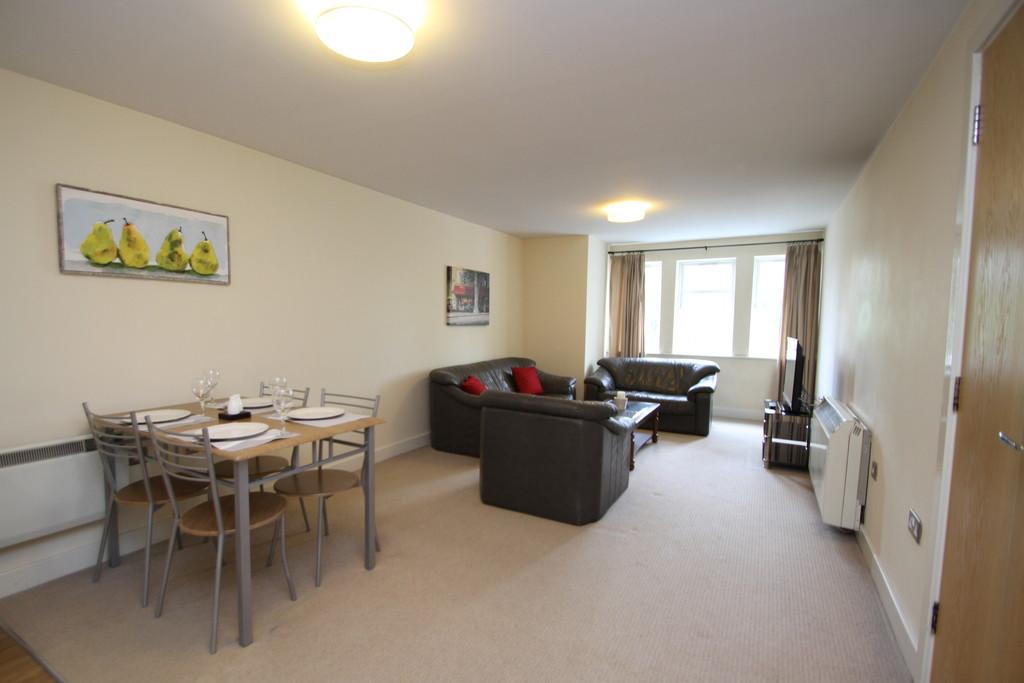 Open-plan living area, open plan living