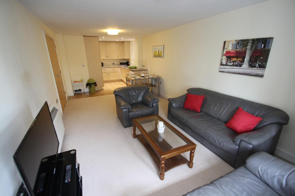 Open-plan living area, open plan living