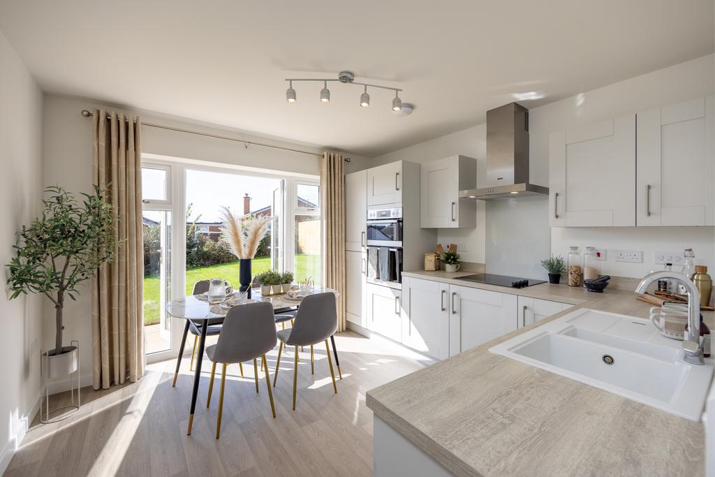 Kitchen, open plan living