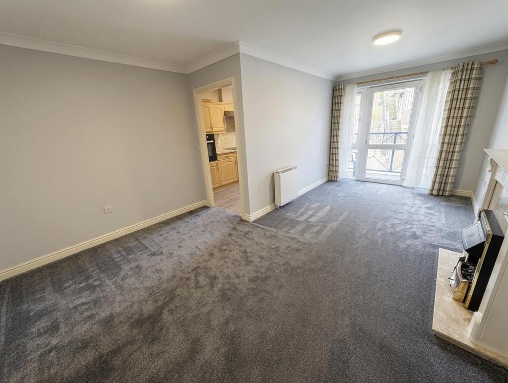 Living room, fireplace