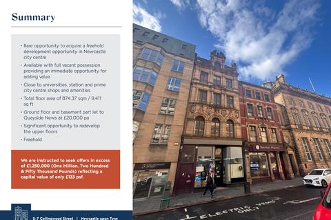 Office for sale, 5-7 Collingwood St Newcastle Upon Tyne NE1 1JE