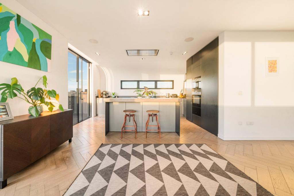 Kitchen, open plan living