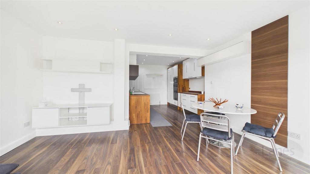 Open-plan living area, open plan living