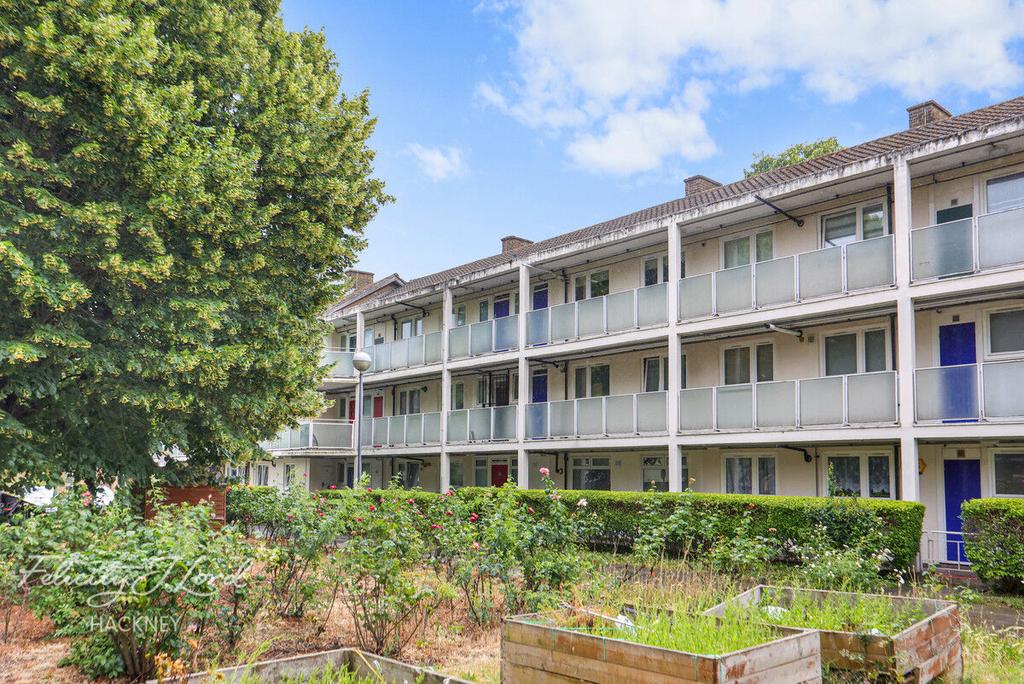 Apartment building facade, block of apartments