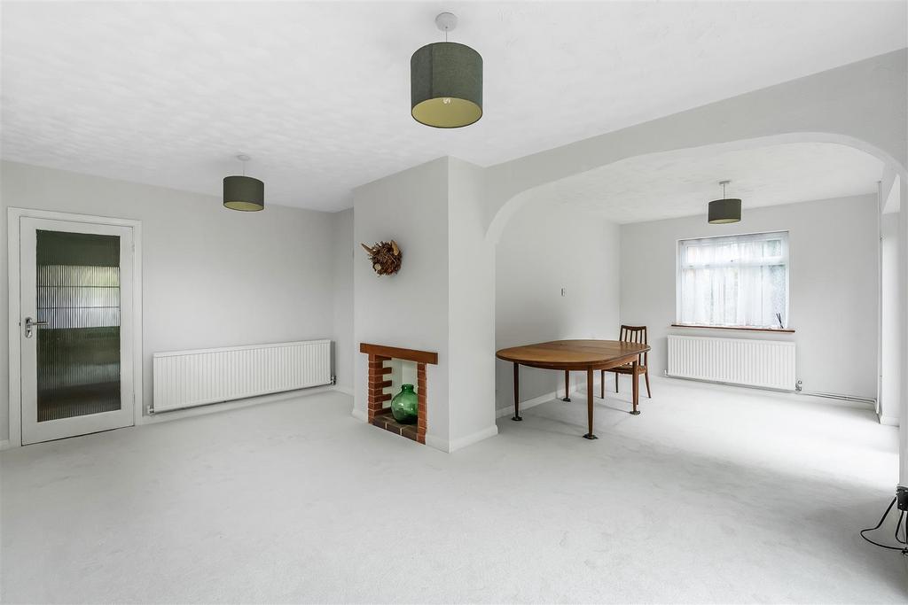Open-plan living area, open plan living
