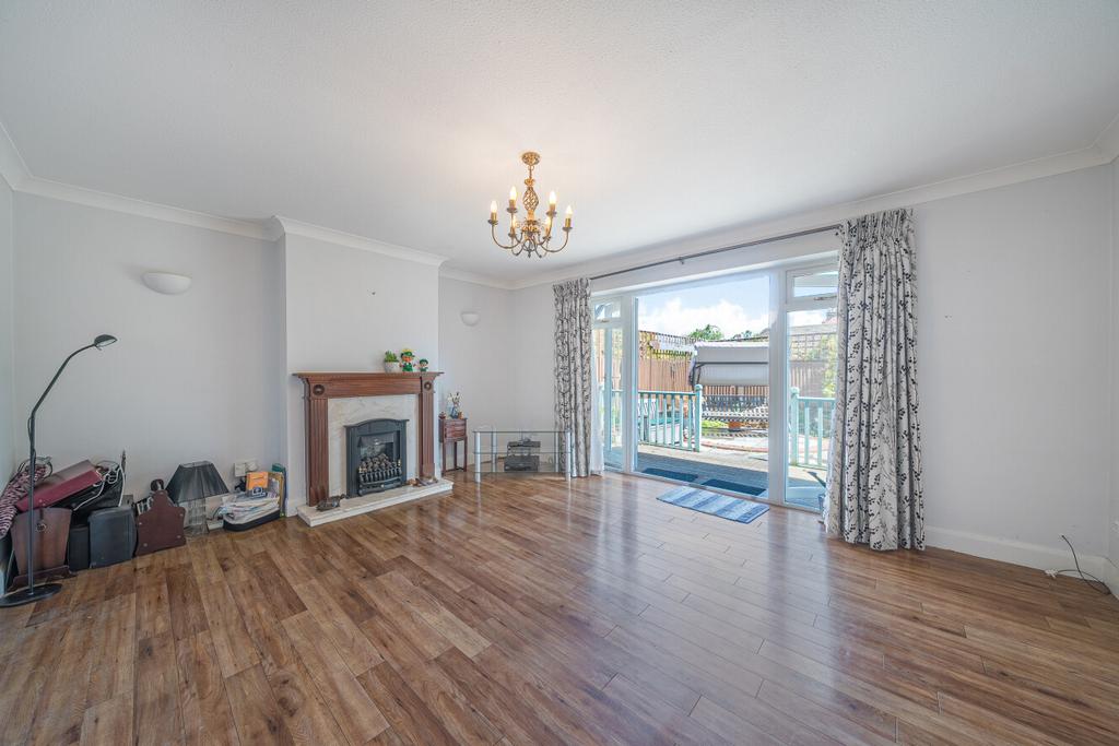 Living room, fireplace