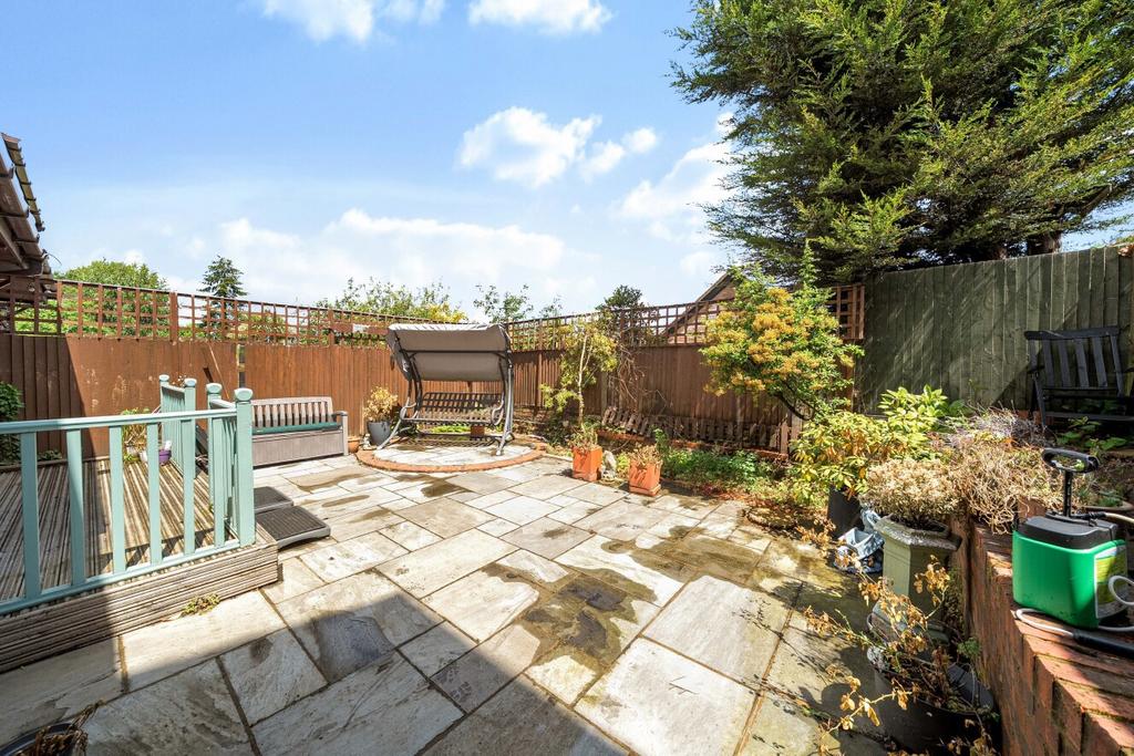 Patio view, garden