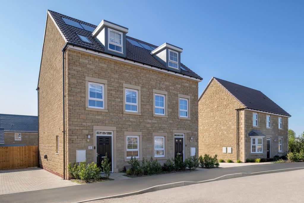 Outside view of the Greenwood 3 bedroom home at...
