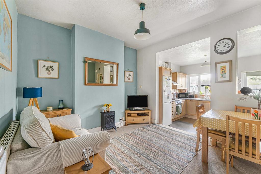 Open-plan living area, open plan living